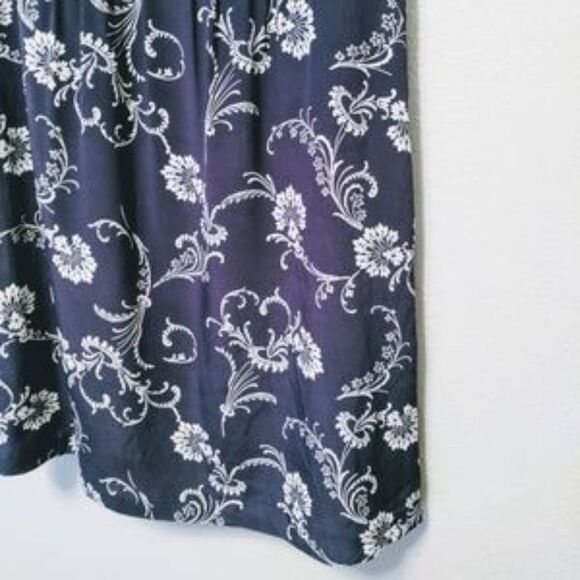 PENDLETON 100% Silk Blue Floral Sheath Dress 10 - Picture 3 of 8